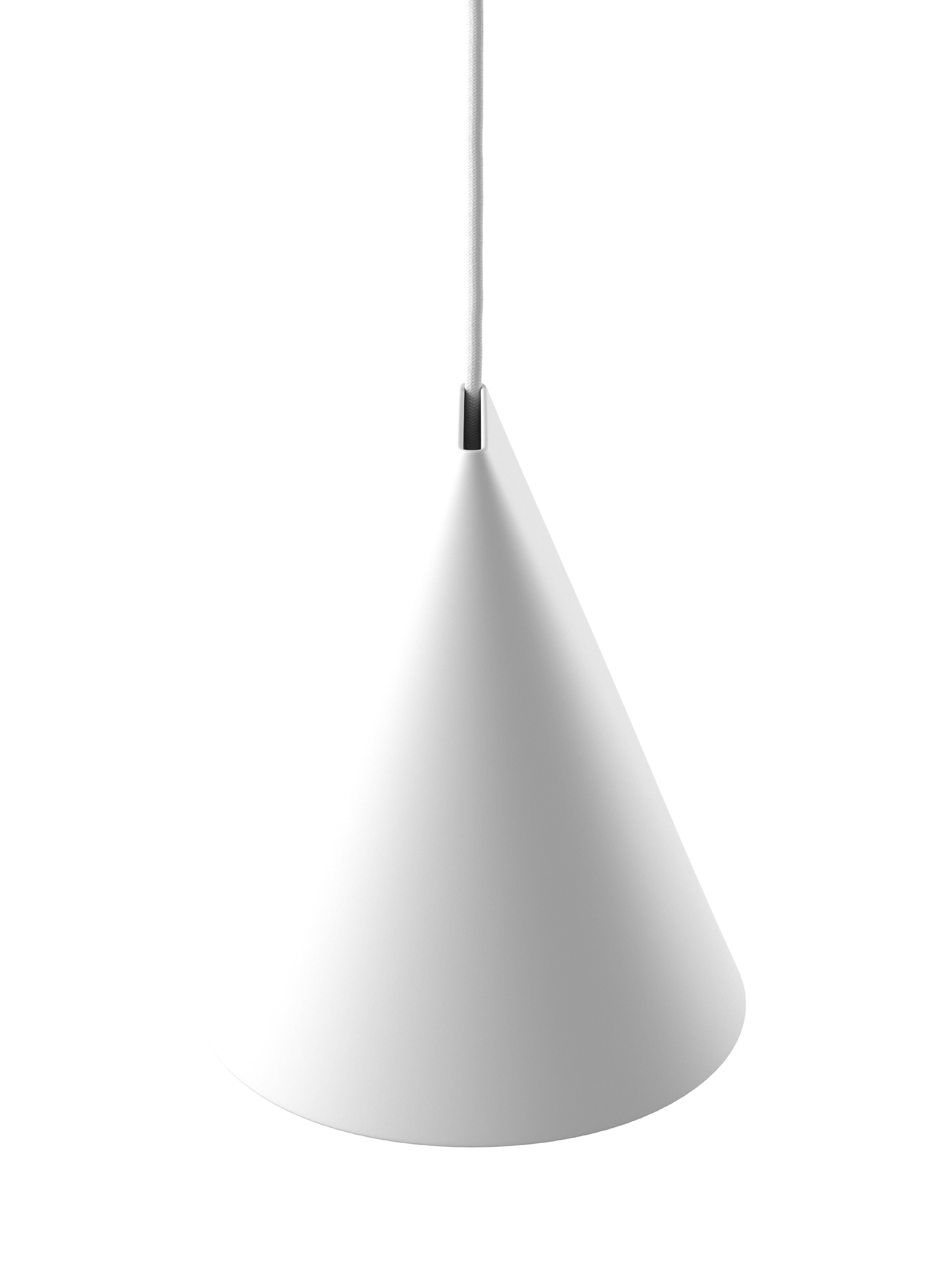Lámpara colgante de cerámica Moebe 23 cm, blanco