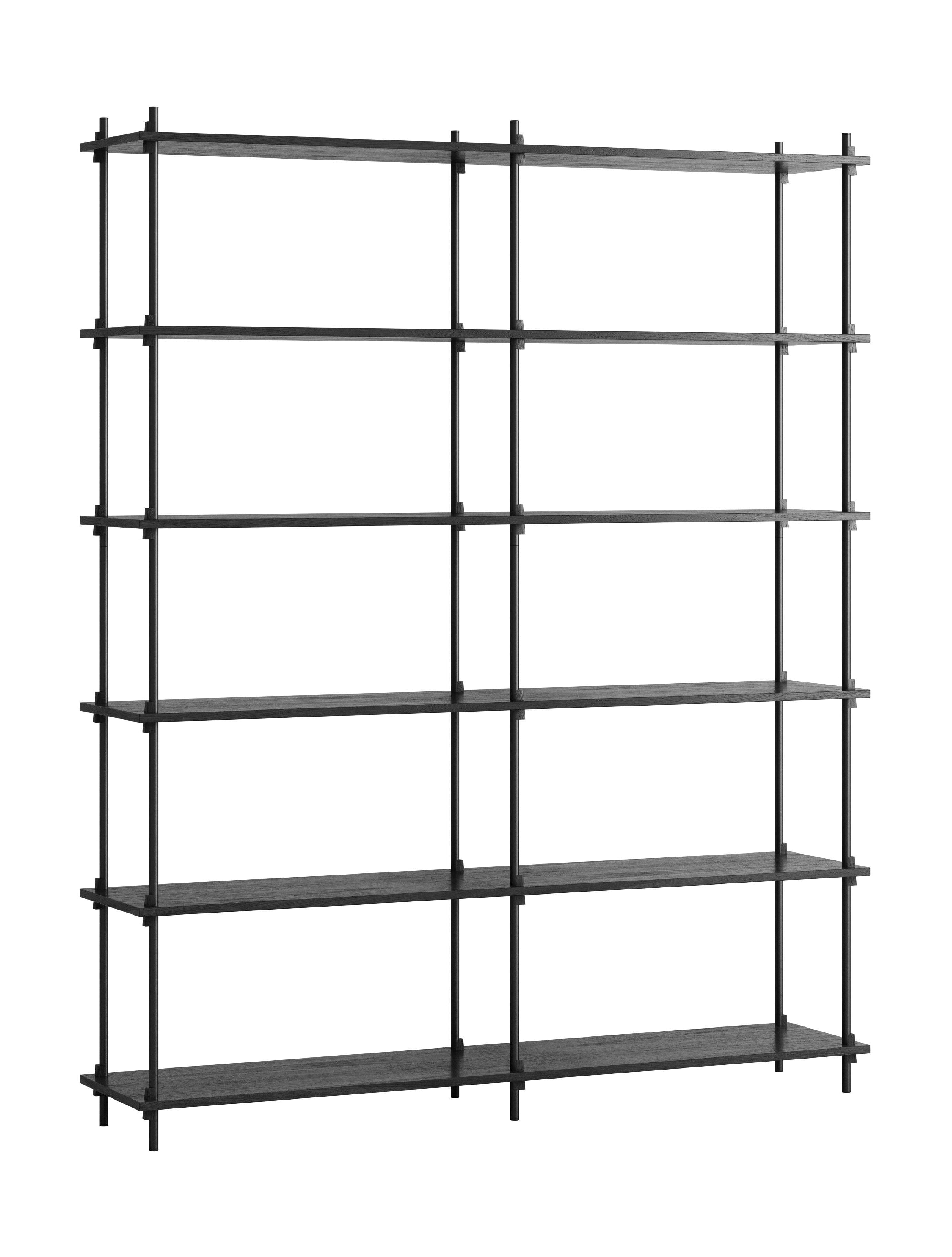 Moebe Shelving System S.200.2.A, White/White