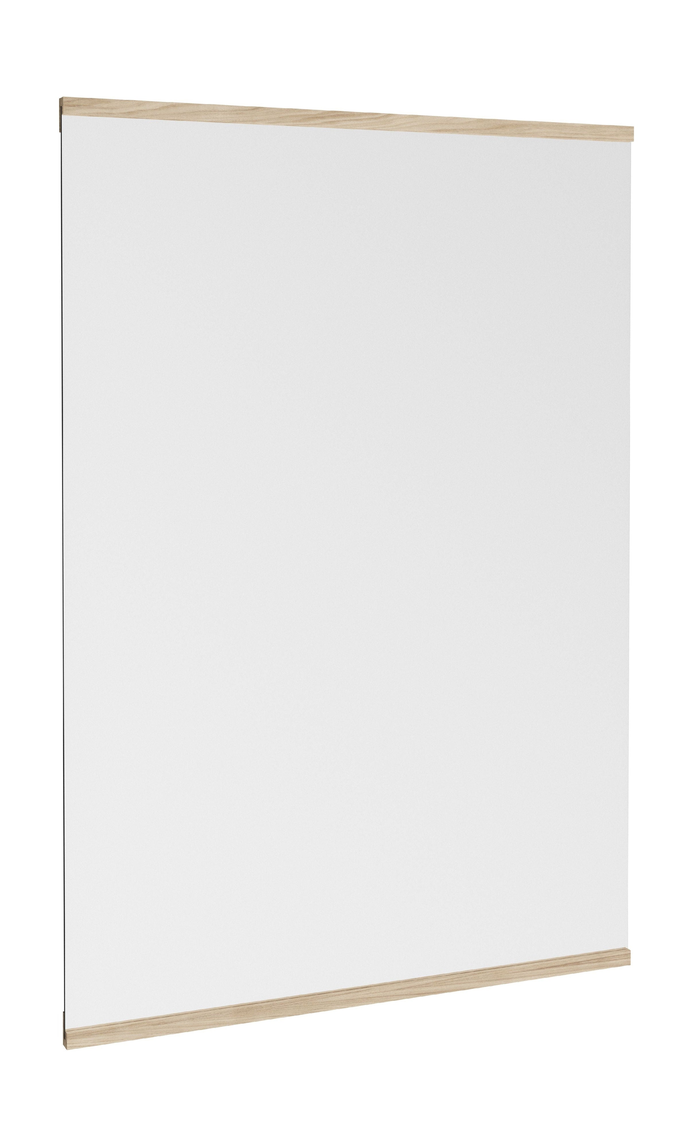 Moebe rechteckige Wandspiegel 101,8x70 cm, Asche