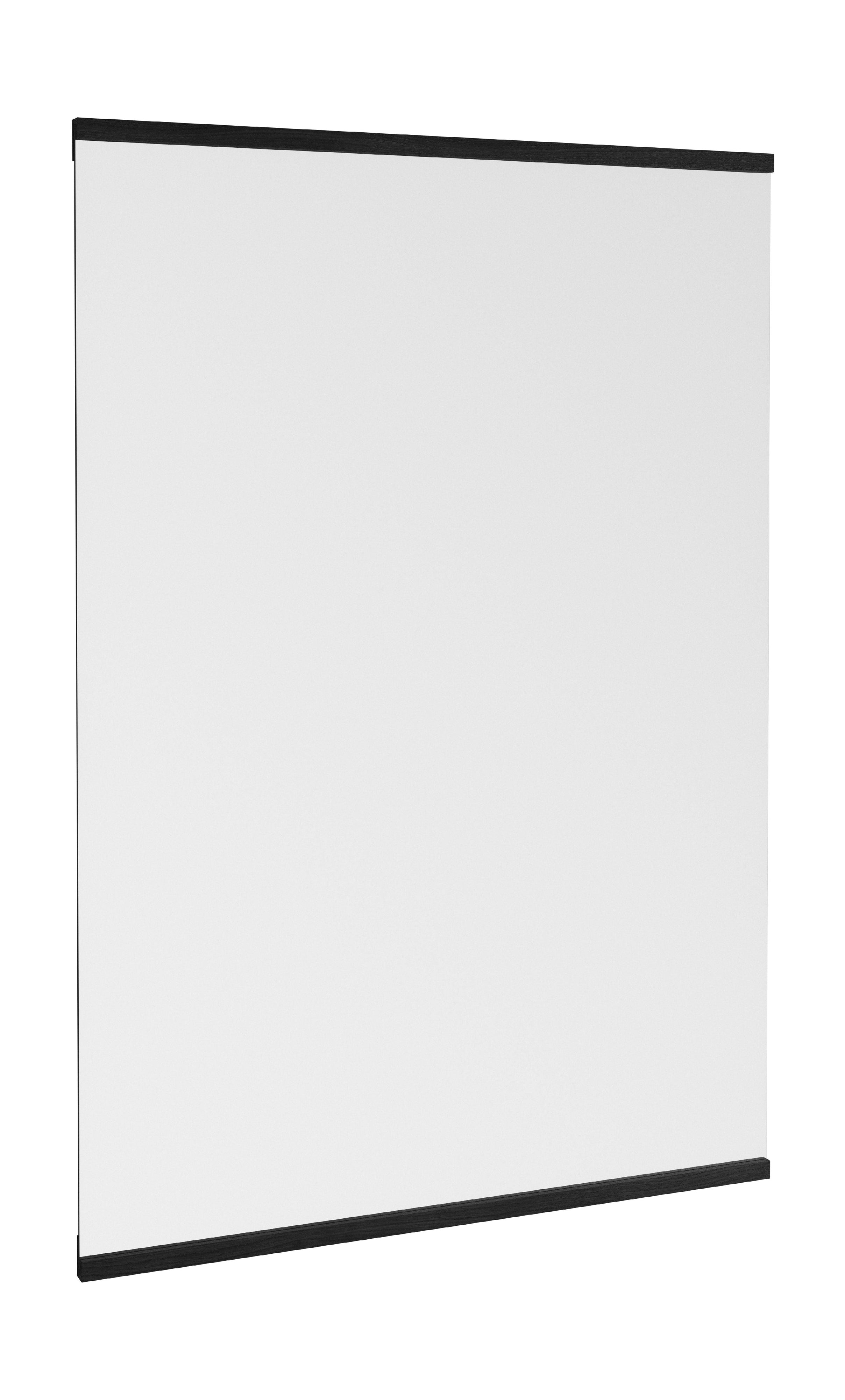 Moebe rechteckige Wandspiegel 101,8x70 cm, schwarz