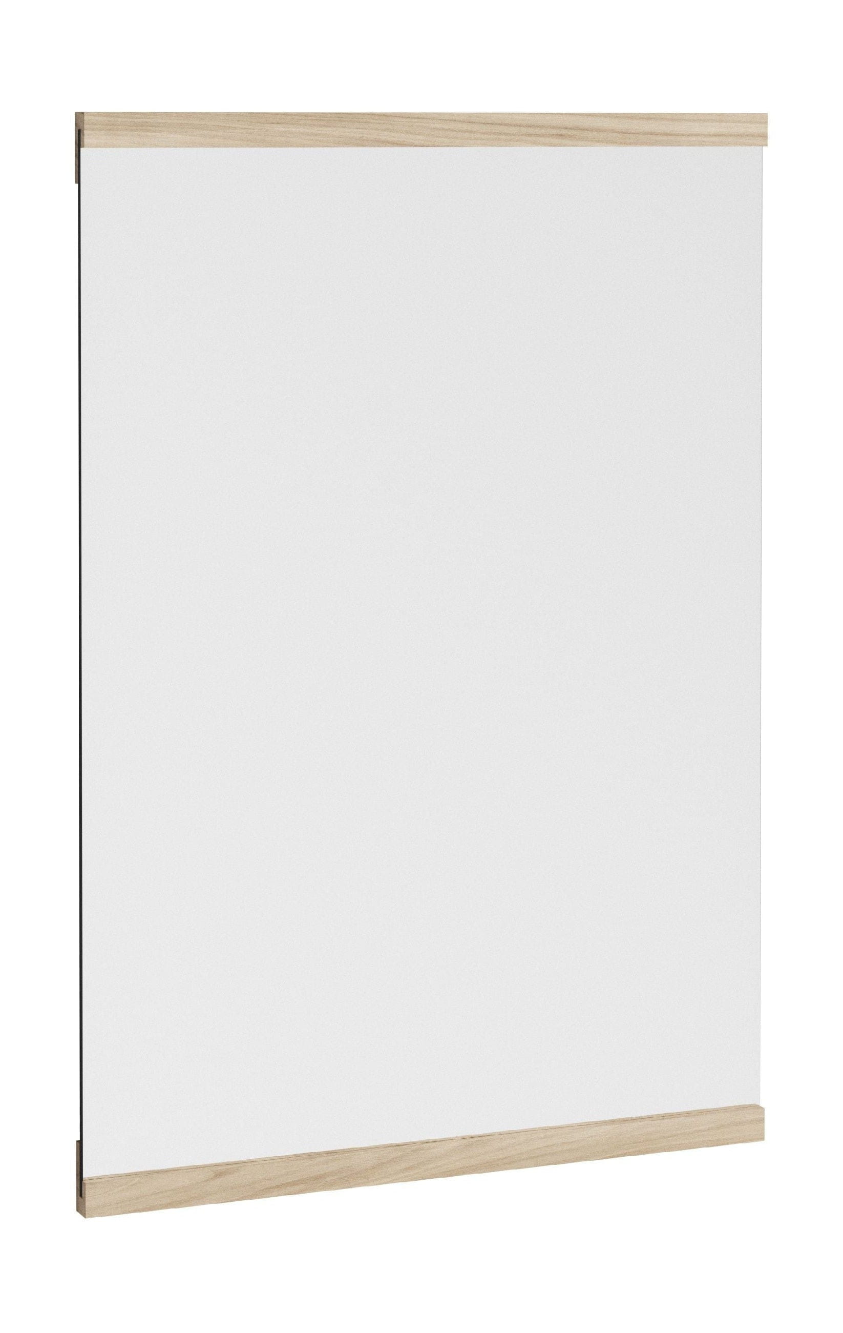 Miroir mural rectangulaire Moebe 43,3x30 cm, cendres