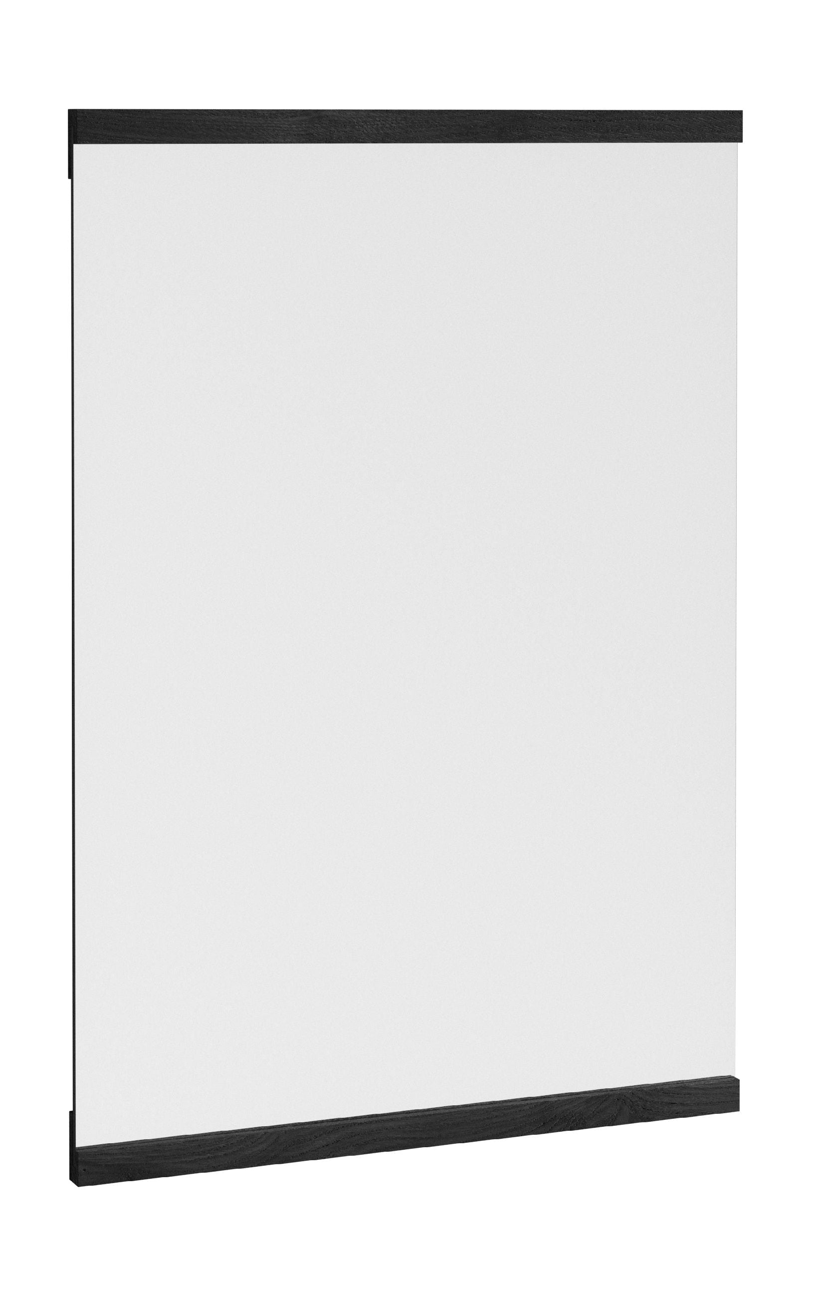 Moebe rechteckiger Wandspiegel 43,3x30 cm, schwarz