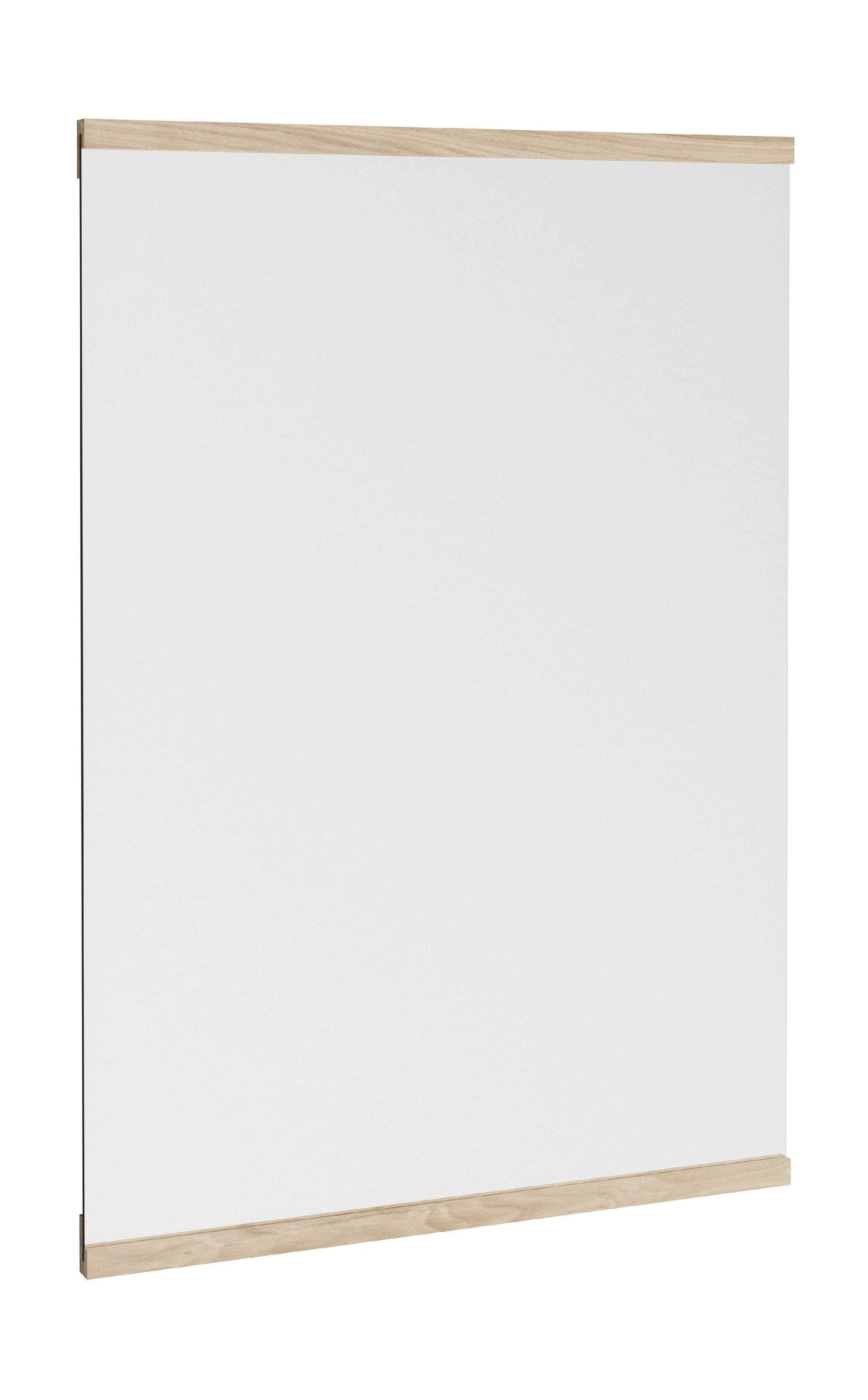 Moebe Mirror de pared rectangular 71,9x50 cm, ceniza