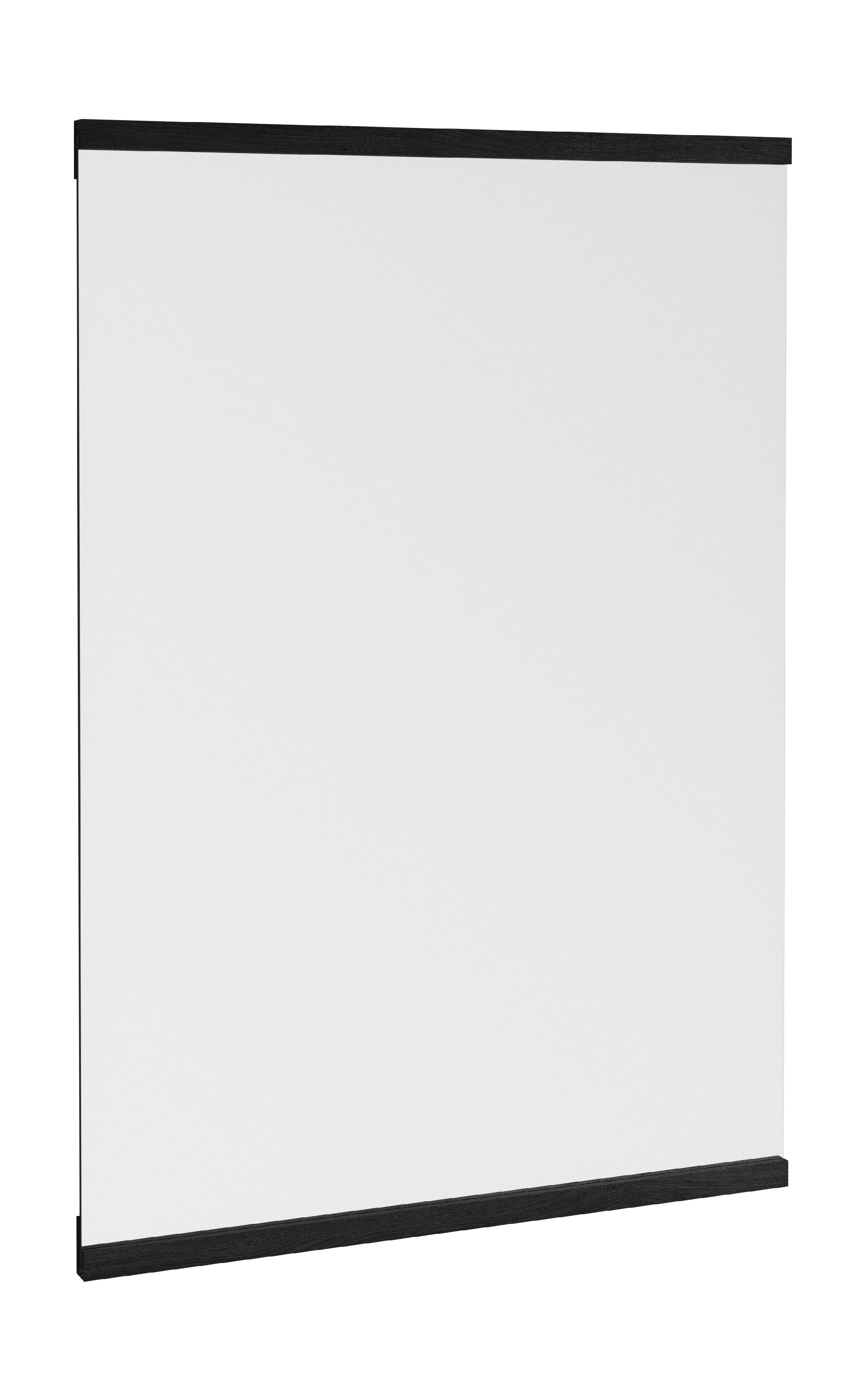 Moebe rektangulær væg spejl 71,9x50 cm, sort