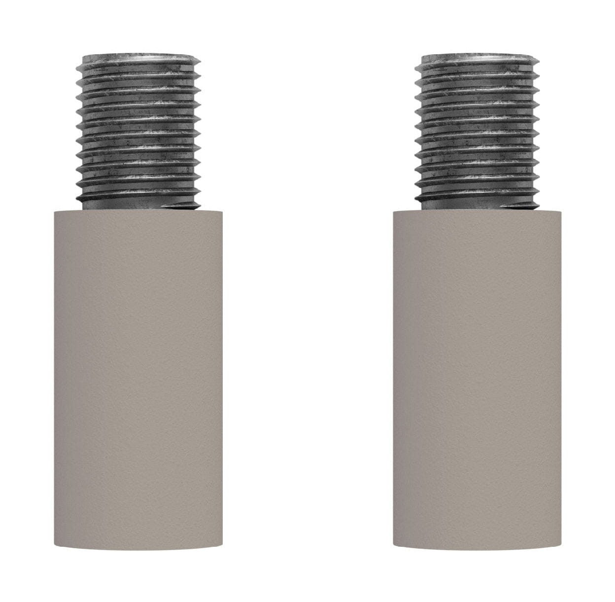 Moebe Shelving System/Wall Shelving End Bolt, Warm Grey