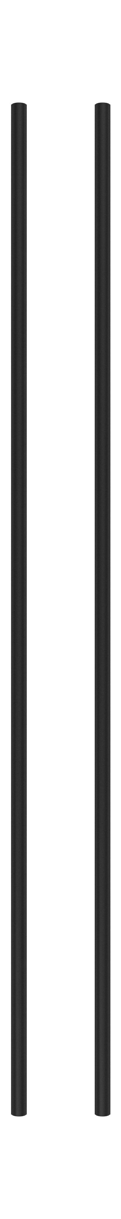 Sistema de estanterías Moebe/estantería de pared 115 cm Negro, conjunto de 2