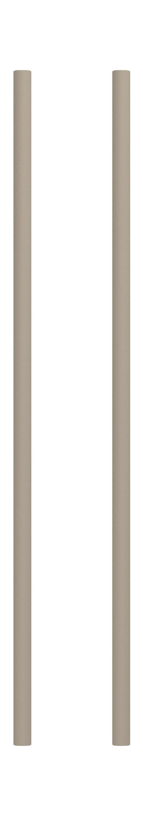 Moebe -Regalsystem/Wandregalbein 65 cm, warmes Grau