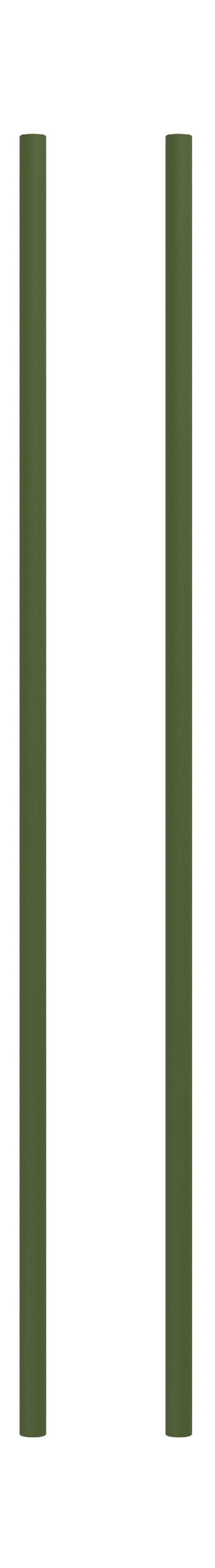 Sistema de estantería Moebe/Pierna de estantería de pared 85 cm de pino verde, conjunto de 2