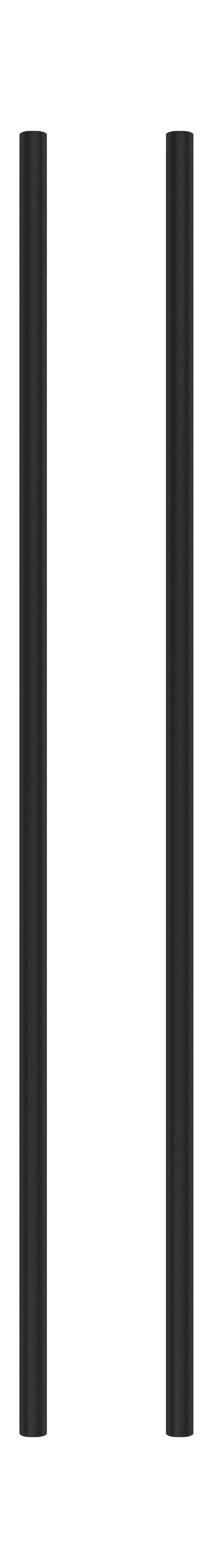 Système de étagères MOEBE / étagère murale Match 85 cm noir, ensemble de 2