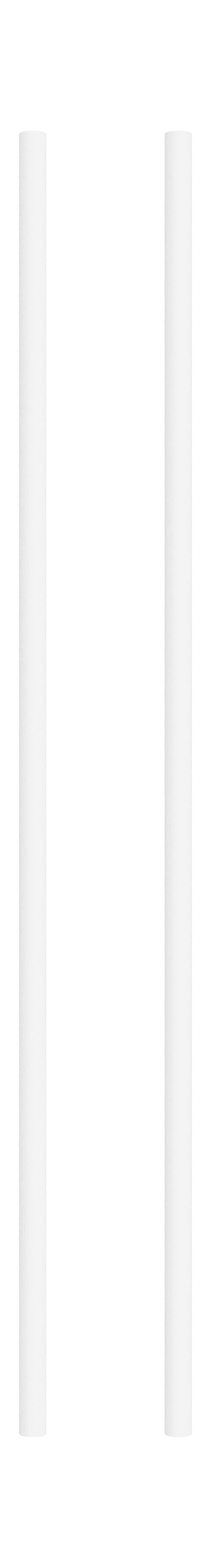 Moebe -Regalsystem/Wandregalbein 85 cm Weiß, 2 Set von 2