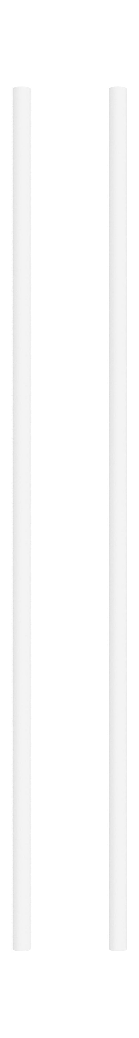 Système d'étagère MOEBE / étagère murale 85 cm blanc, ensemble de 2