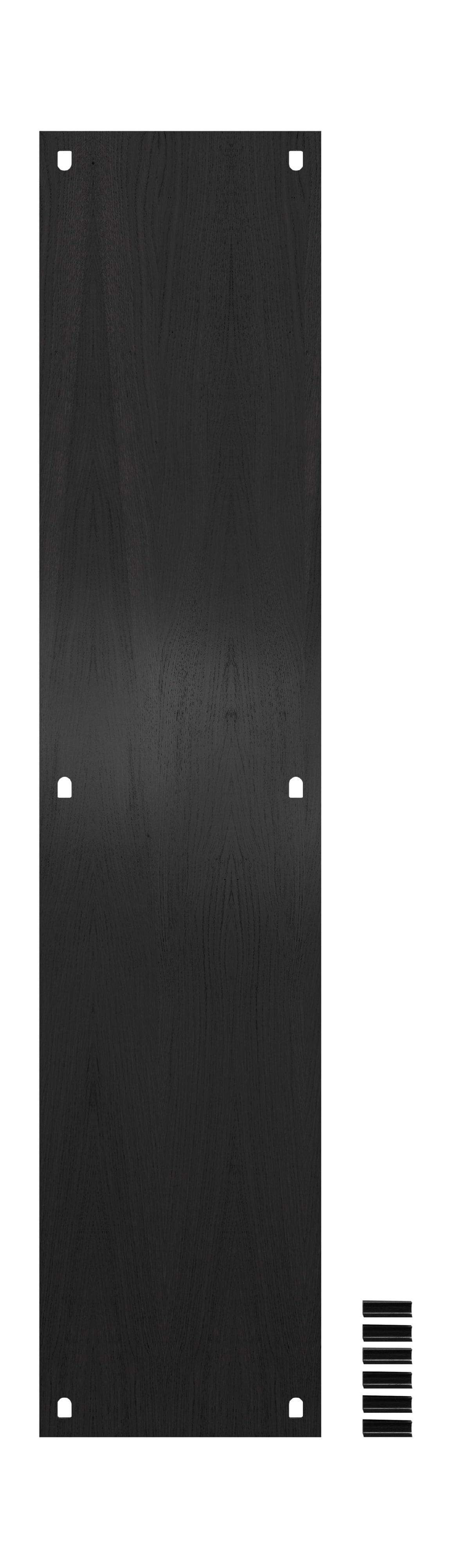 Moebe -hyldersystem/væghylder hylde 162x35 cm, sort