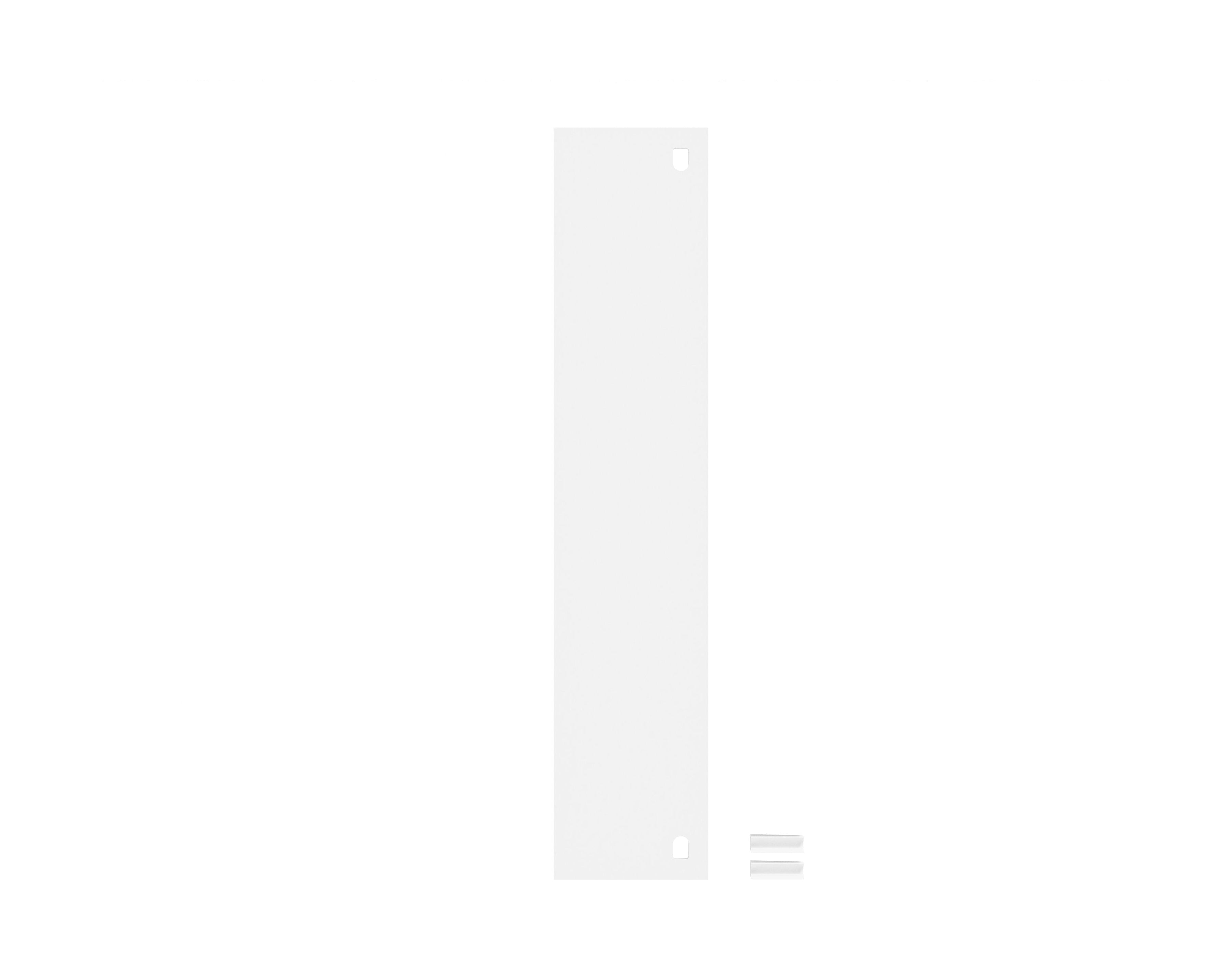 Moebe -Regalsystem/Wandregalregal 85x17,5 cm Weiß, 2 -Set von 2