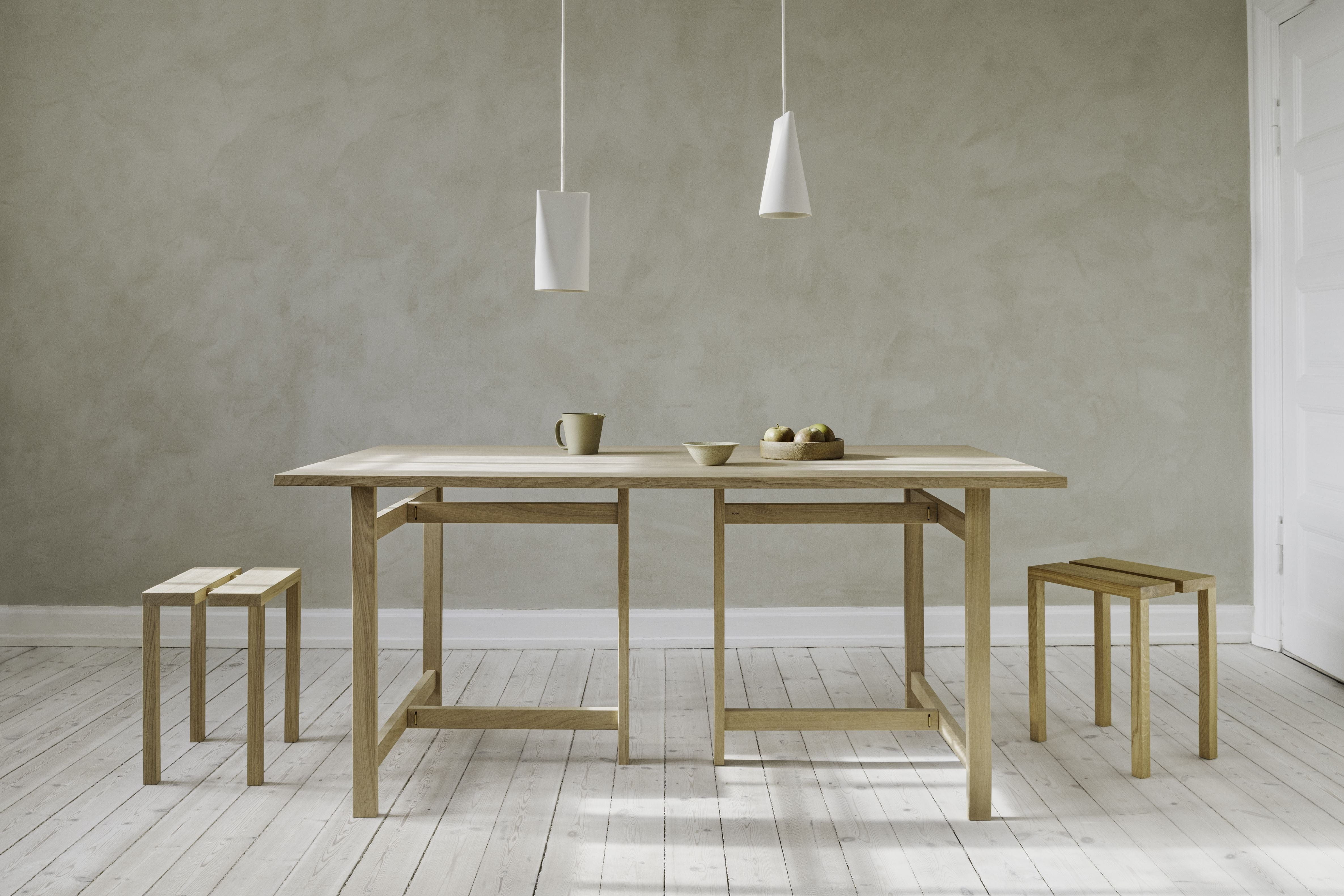 Moebe T Frame Dining Table, 160 Cm