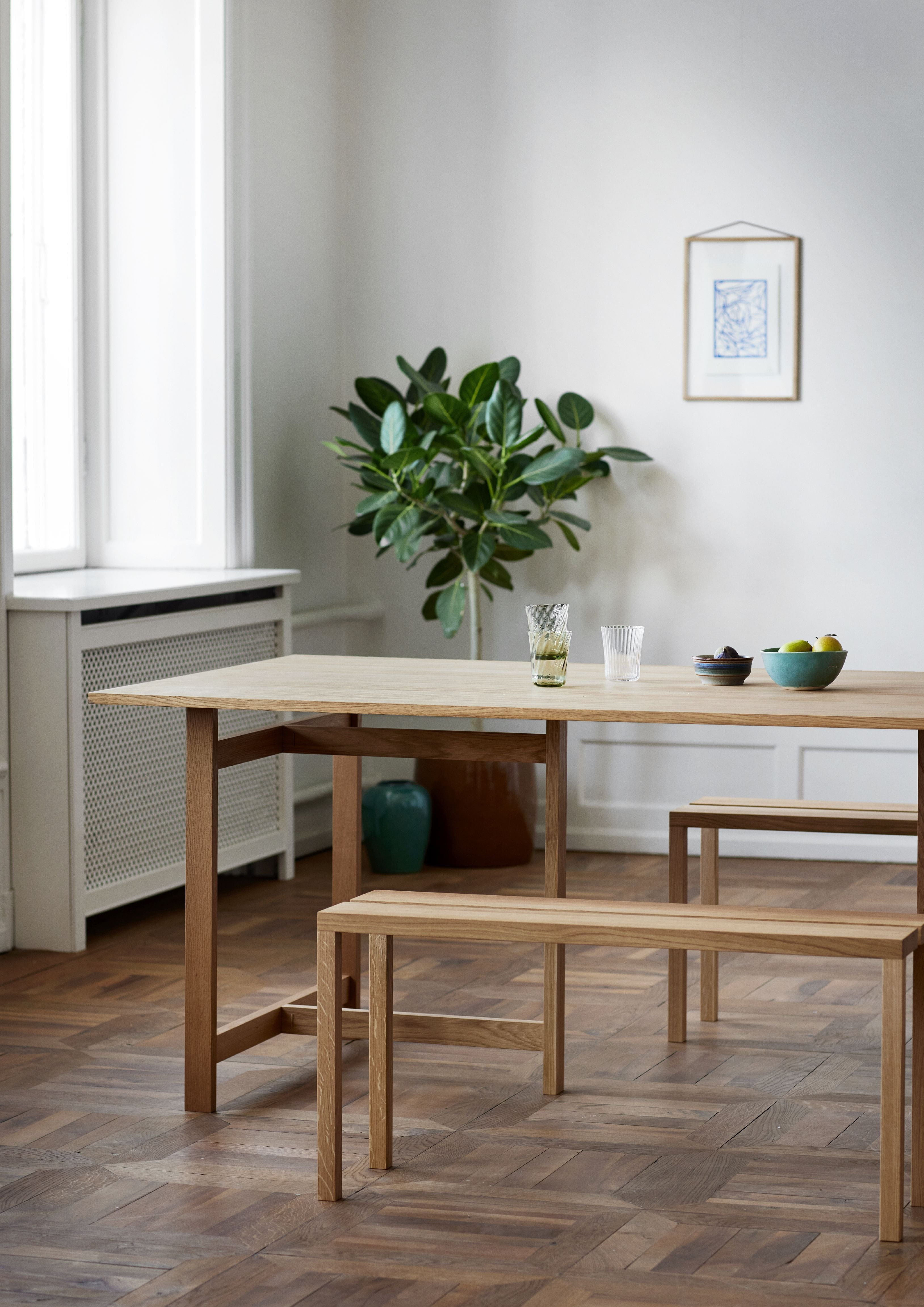 Moebe T Frame Dining Table, 160 Cm