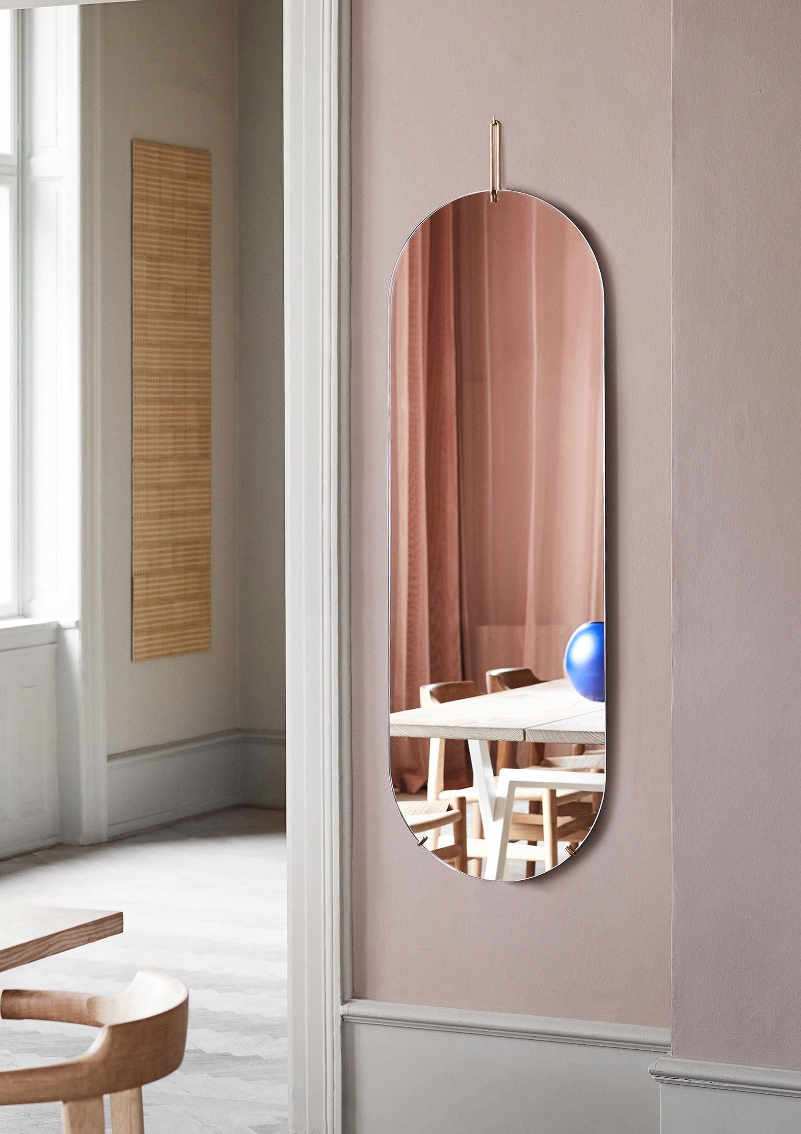 Moebe Wall Mirror ø30 Cm, Brass