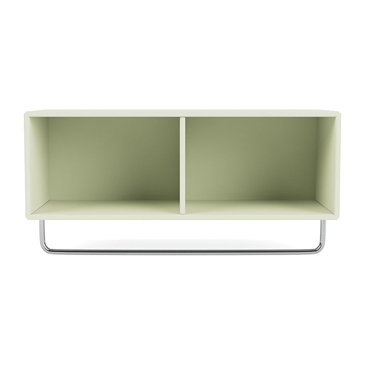 Montana Coat Shelf With Clothes Rack, Pomelo Green