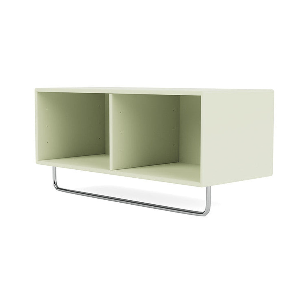 Montana Coat Shelf With Clothes Rack, Pomelo Green