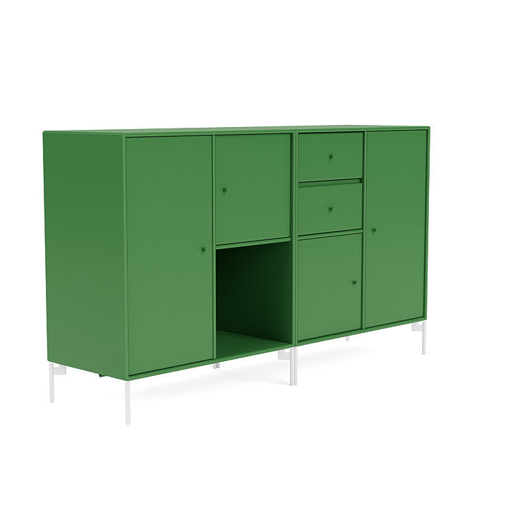 Montana Paar Sideboard mit Beinen, Petersilie/Schneewittchen