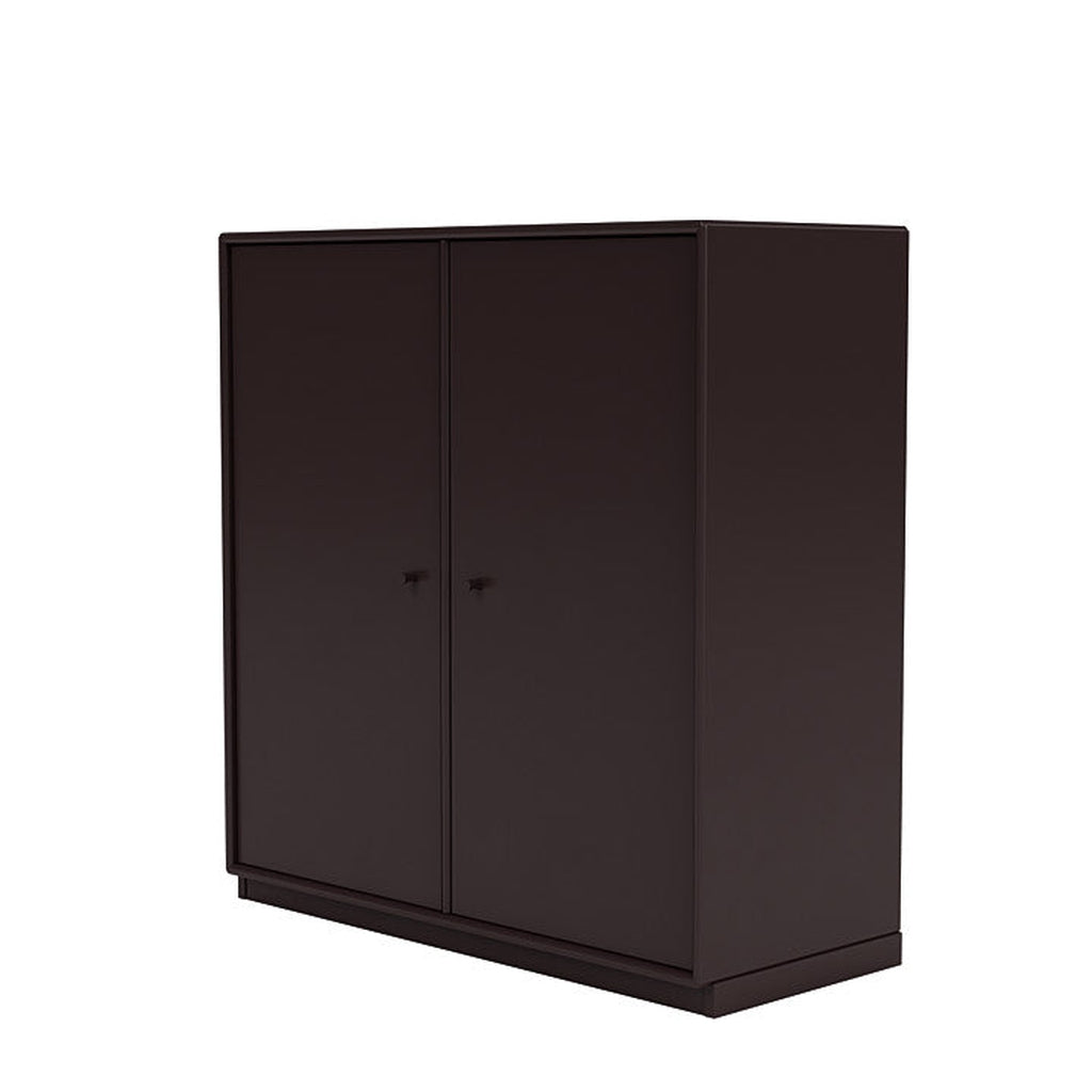 Cabinet de couverture du Montana avec socle de 3 cm, brun balsamique