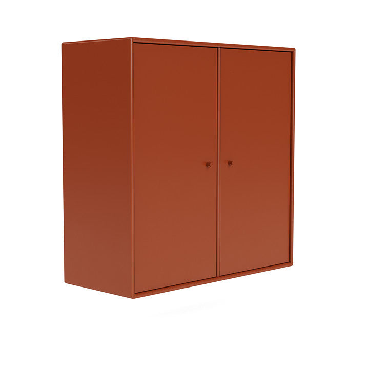 Cabinet de couverture du Montana avec rail de suspension, Hokkaido Brown