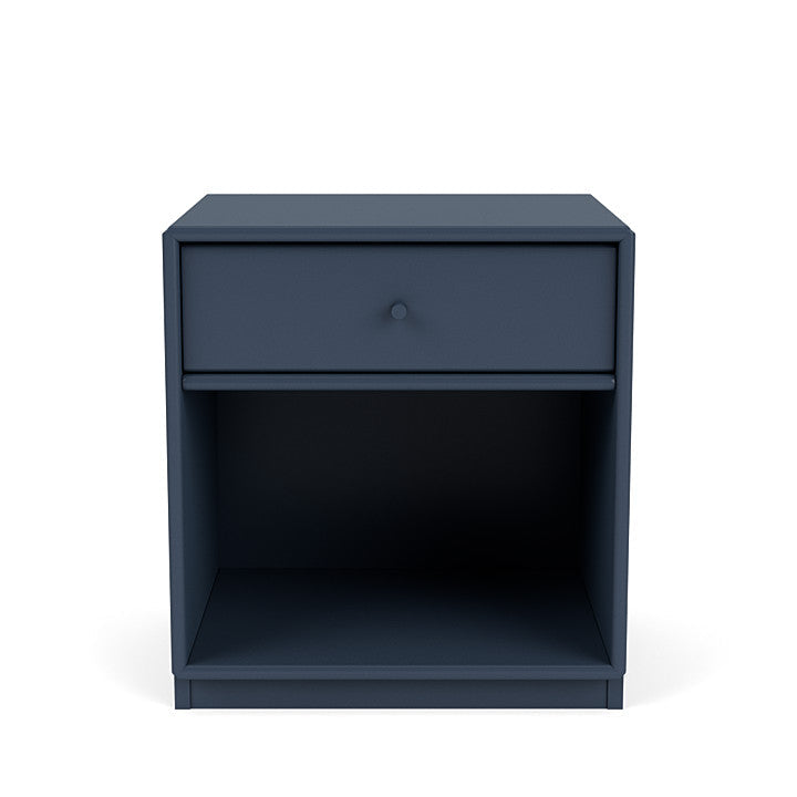 Montana Dream Nightstand avec plinthe de 3 cm, bleu de genévrier