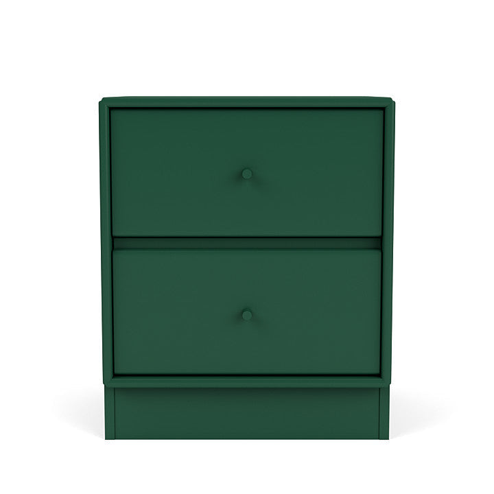 Módulo de cajón de deriva de Montana con zócalo de 7 cm, Pine Green