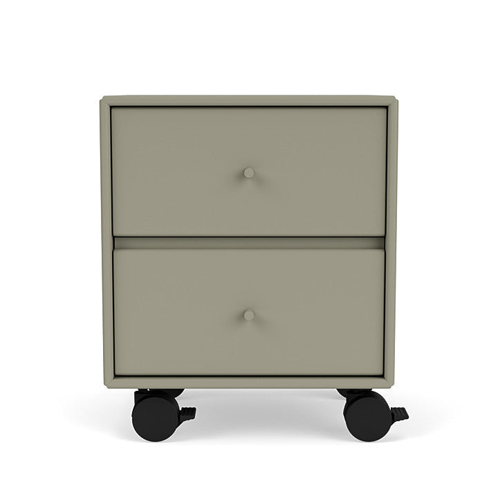 Montana Drift Drawer Module With Castors, Fennel Green