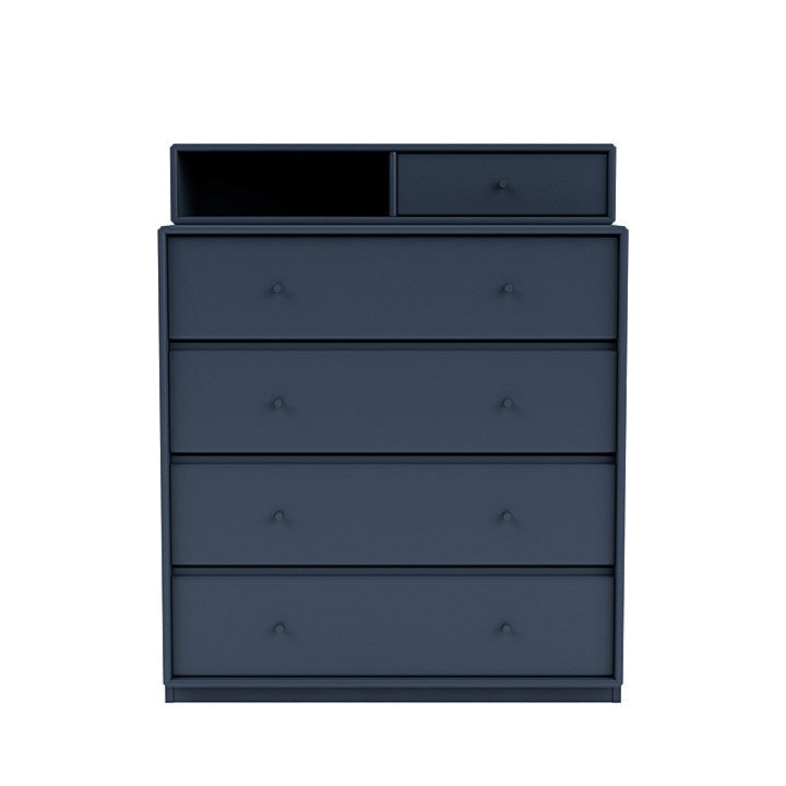 Montana Keep Chest Of Drawers With 3 Cm Plinth, Juniper Blue