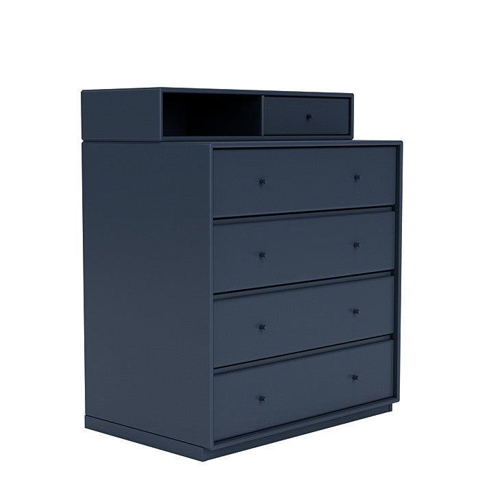 Montana Keep Chest Of Drawers With 3 Cm Plinth, Juniper Blue