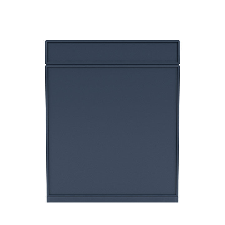 Montana Keep Coffre de tiroirs avec du socle de 3 cm, bleu de genévrier