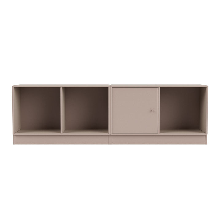 Montana Line Sideboard mit 7 cm Sozi, Pilzbraun