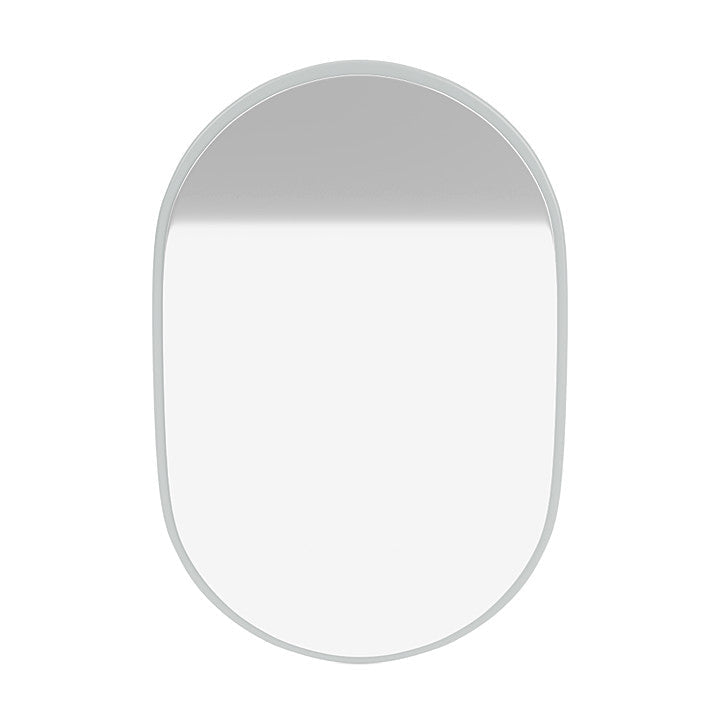 Montana Look Oval Mirror, Oyster Grey