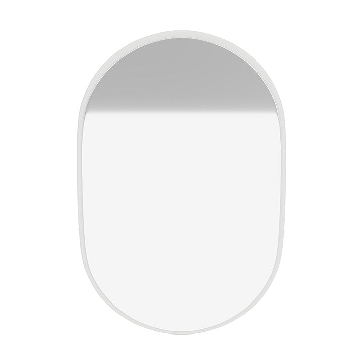 Montana ser ovalt spejl ud, hvid