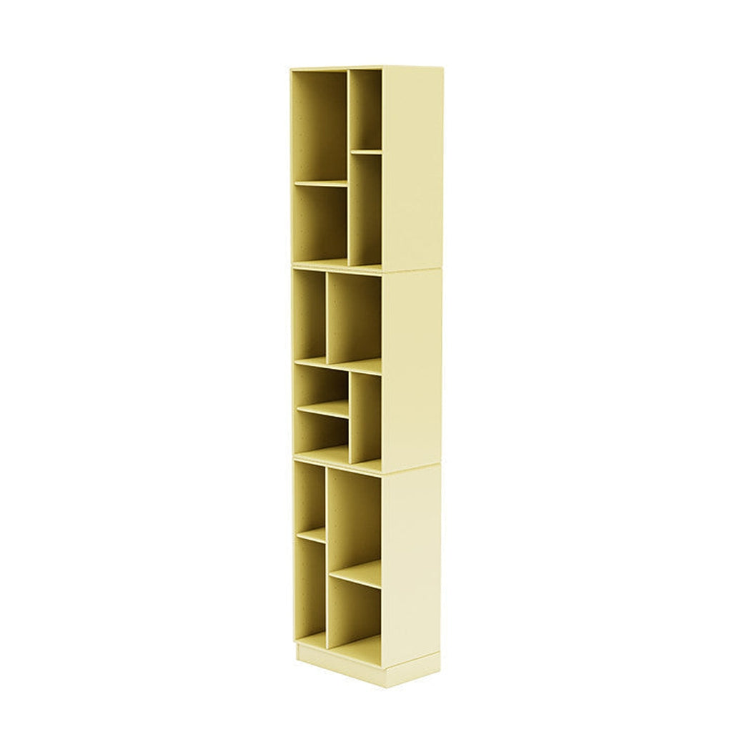 Montana Loom High Bookcase With 7 Cm Plinth, Chamomile Yellow
