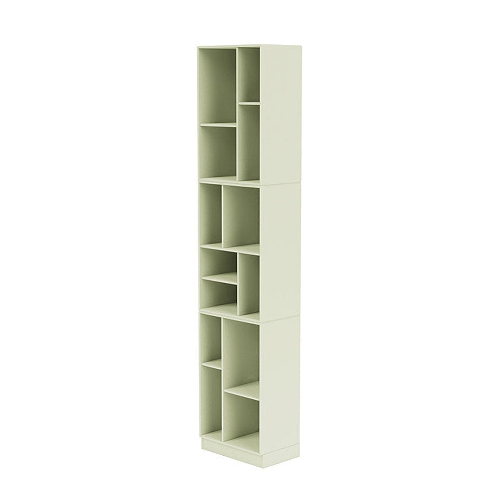 Montana Loom High Bookcase med 7 cm sockel, Pomelo Green