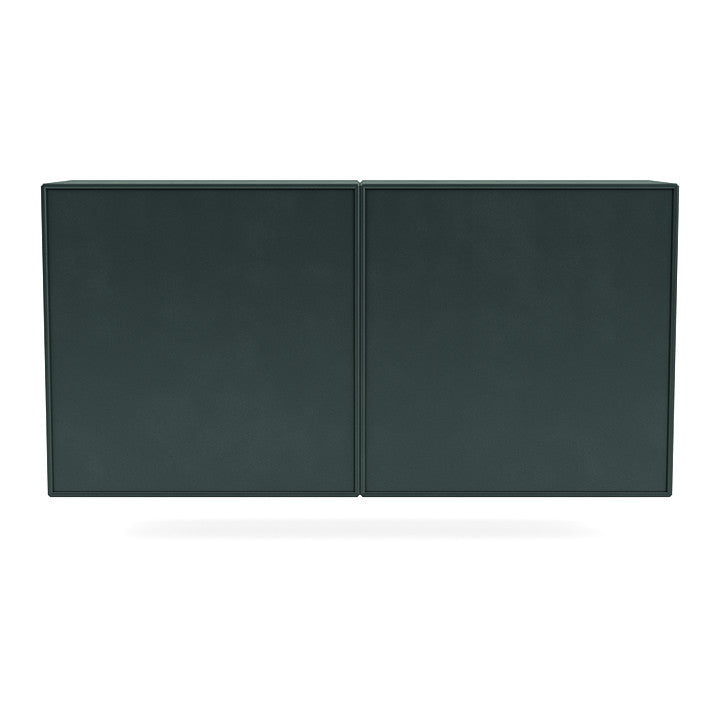 Montana Pair Classic Bookboard avec rail de suspension, Jade noir