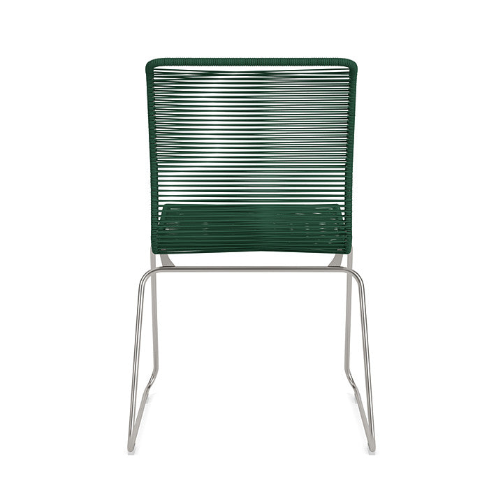 Montana Panton One Dining Chair, Holmes Green / acier inoxydable