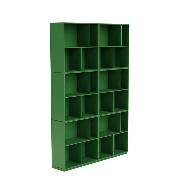Montana Read Spacious Bookshelf With 3 Cm Plinth, Parsley Green