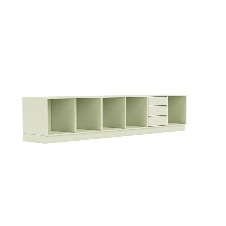 Montana Rest Bench med 7 cm sokkel, Pomelo Green