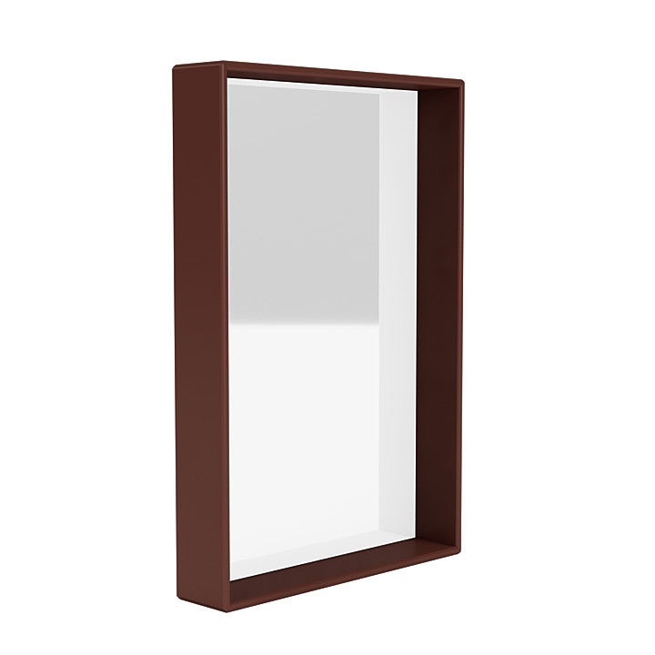 Montana Shelfie Mirror med hylde ramme, masala