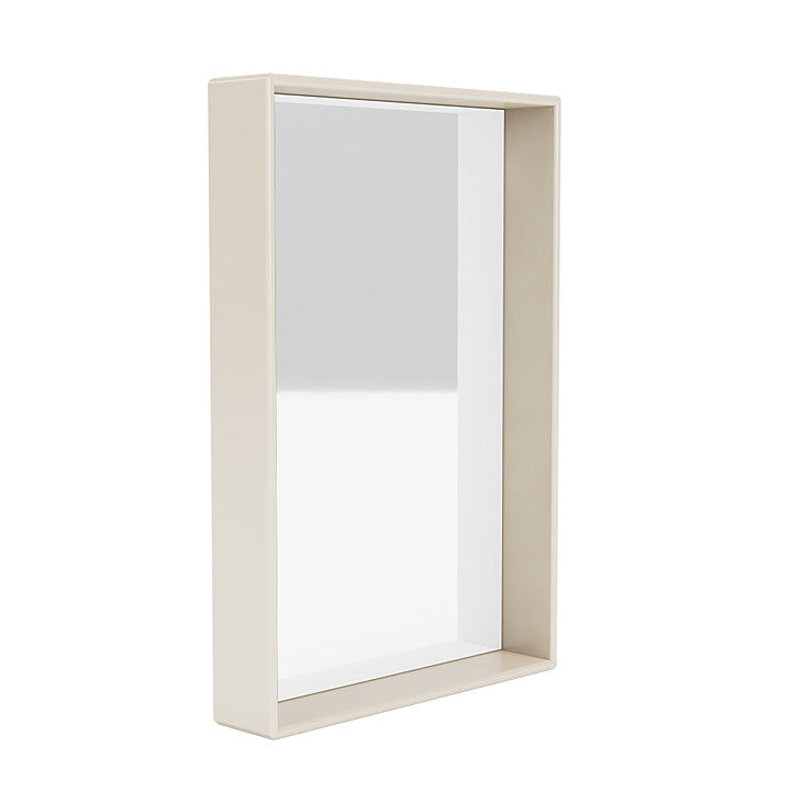 Montana Shelfie Mirror med hylde ramme, havre