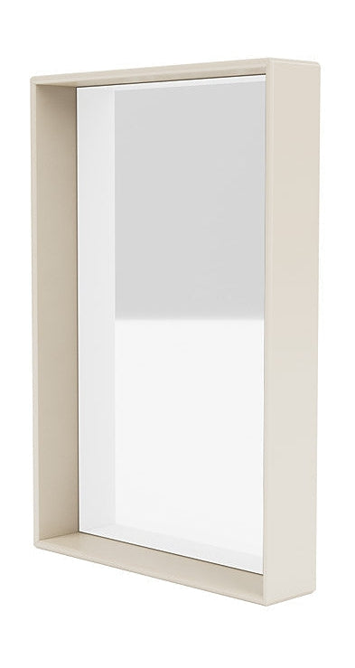 Montana Shelfie Mirror con marco de estante, avena