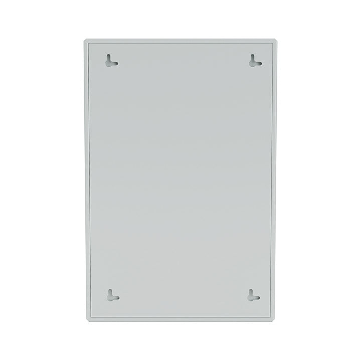 Montana Shelfie Mirror con marco de estante, Oyster Grey