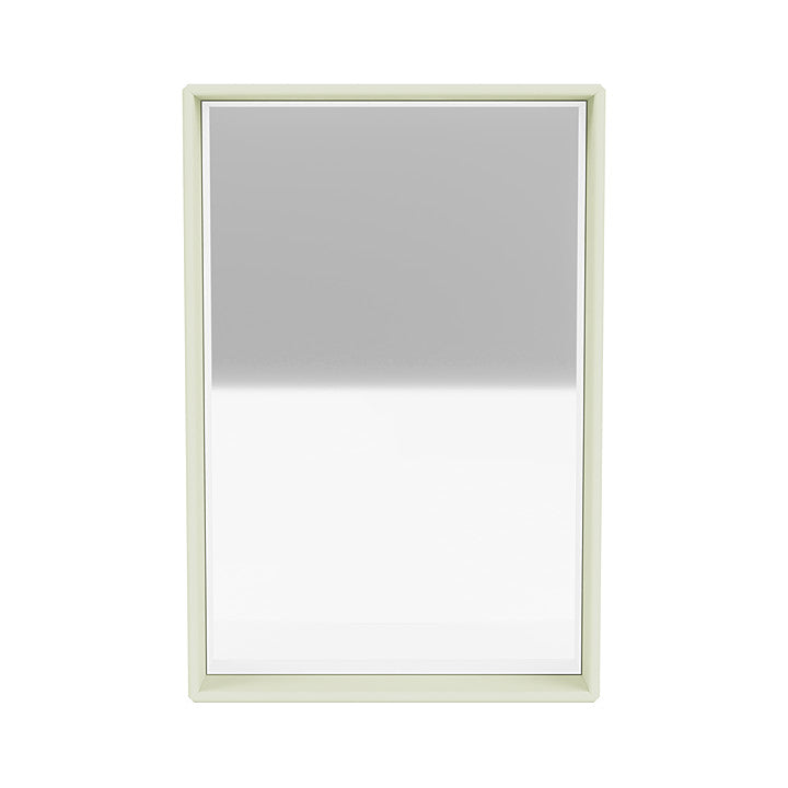 Montana Shelfie Mirror con marco de estante, Pomelo Green