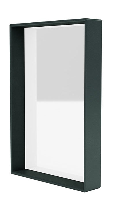 Montana Shelfie Mirror con marco de estante, jade negro