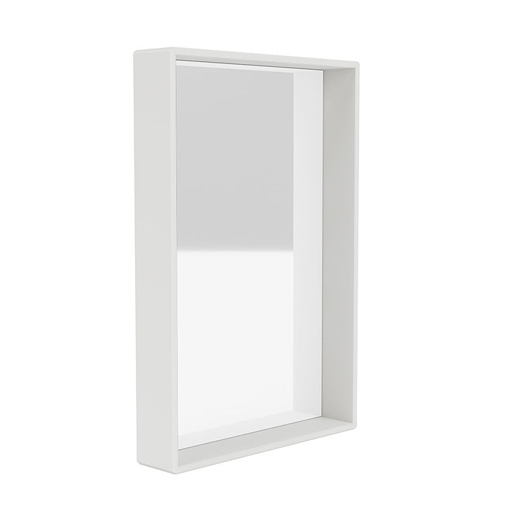 Montana Shelfie Mirror With Shelf Frame, White