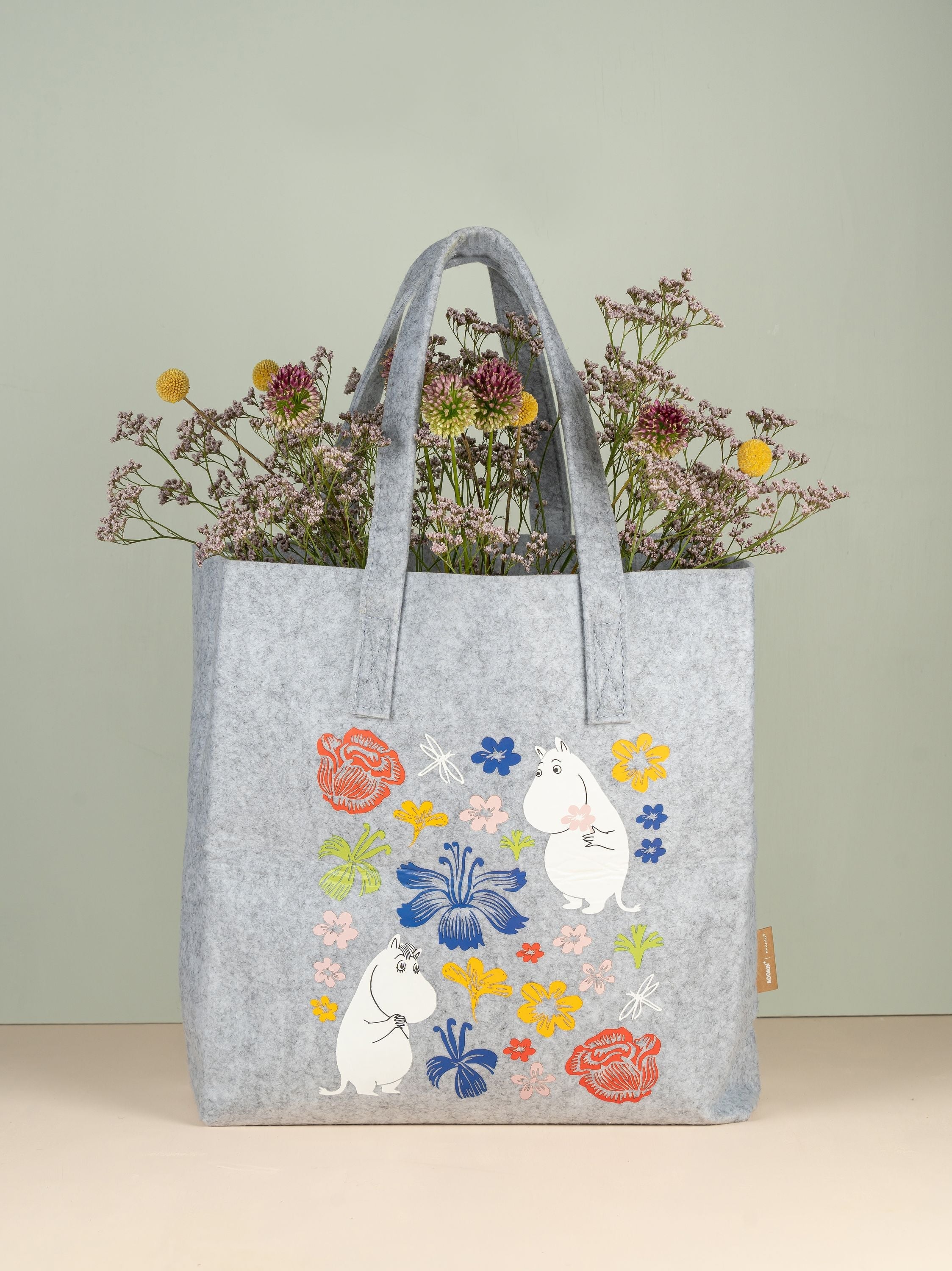 Muurla Moomin Tote Bag blomster