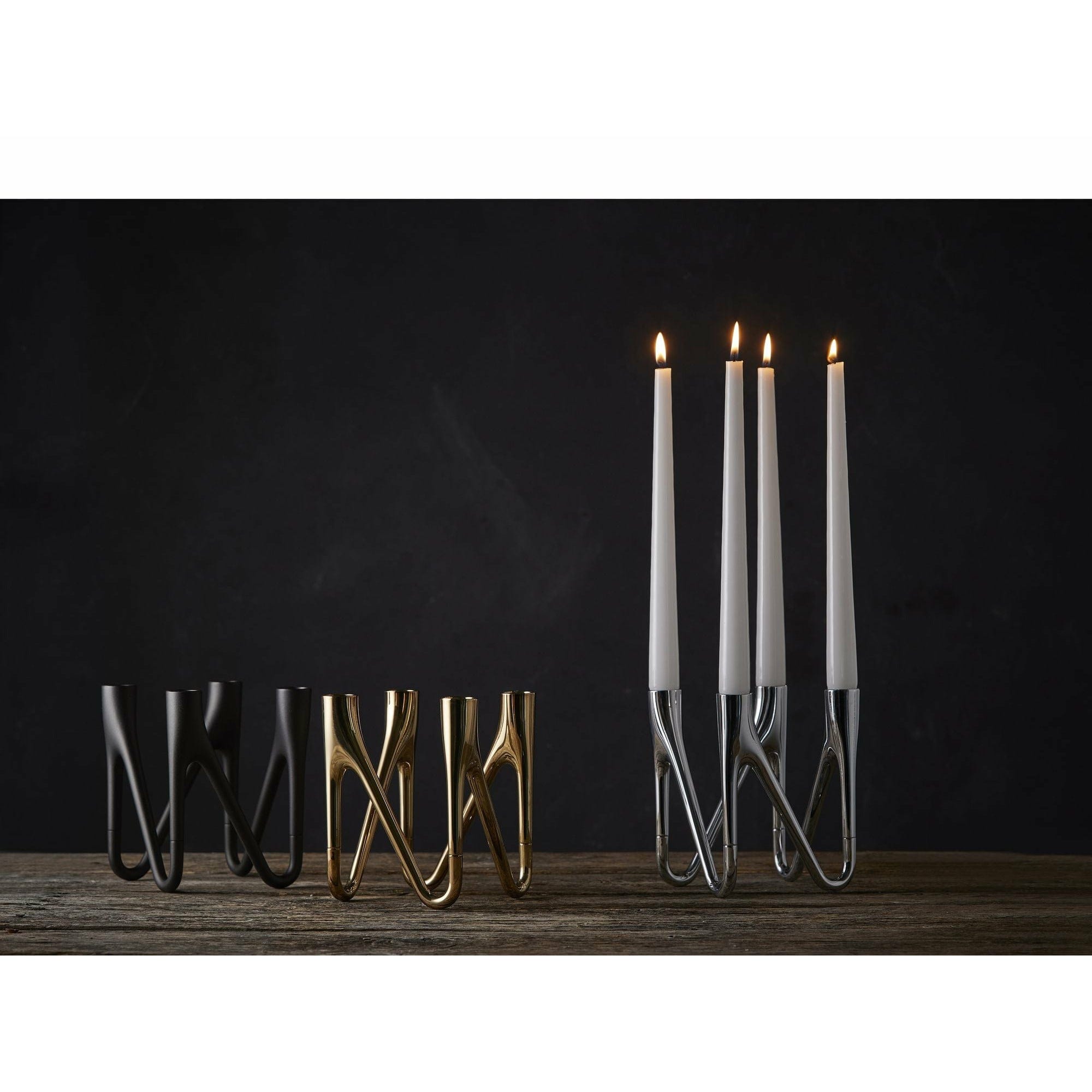 Morsø Roots Candle Holder Chrome, 4 arm