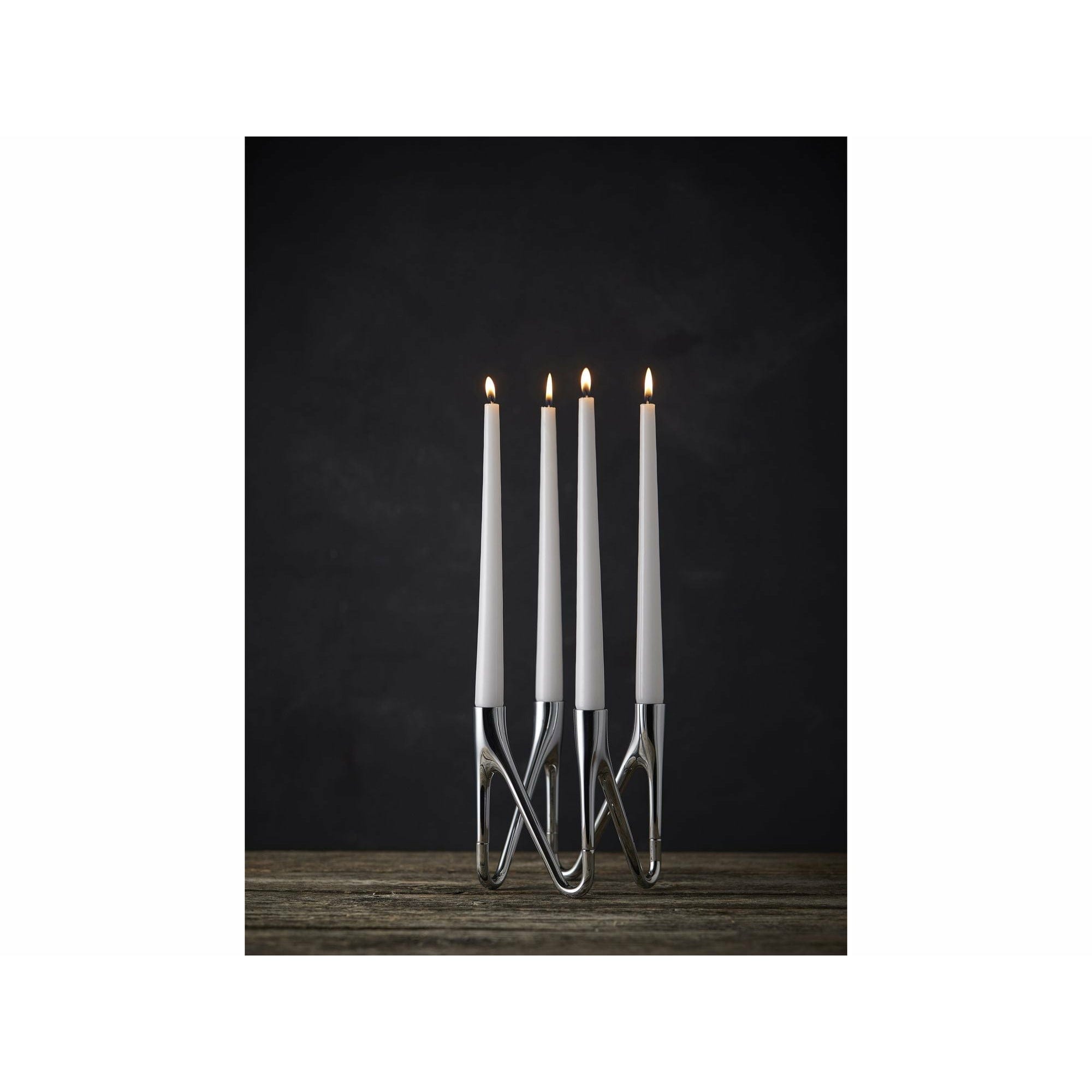 Morsø Roots Candle Suptor Chrome, 4 brazos